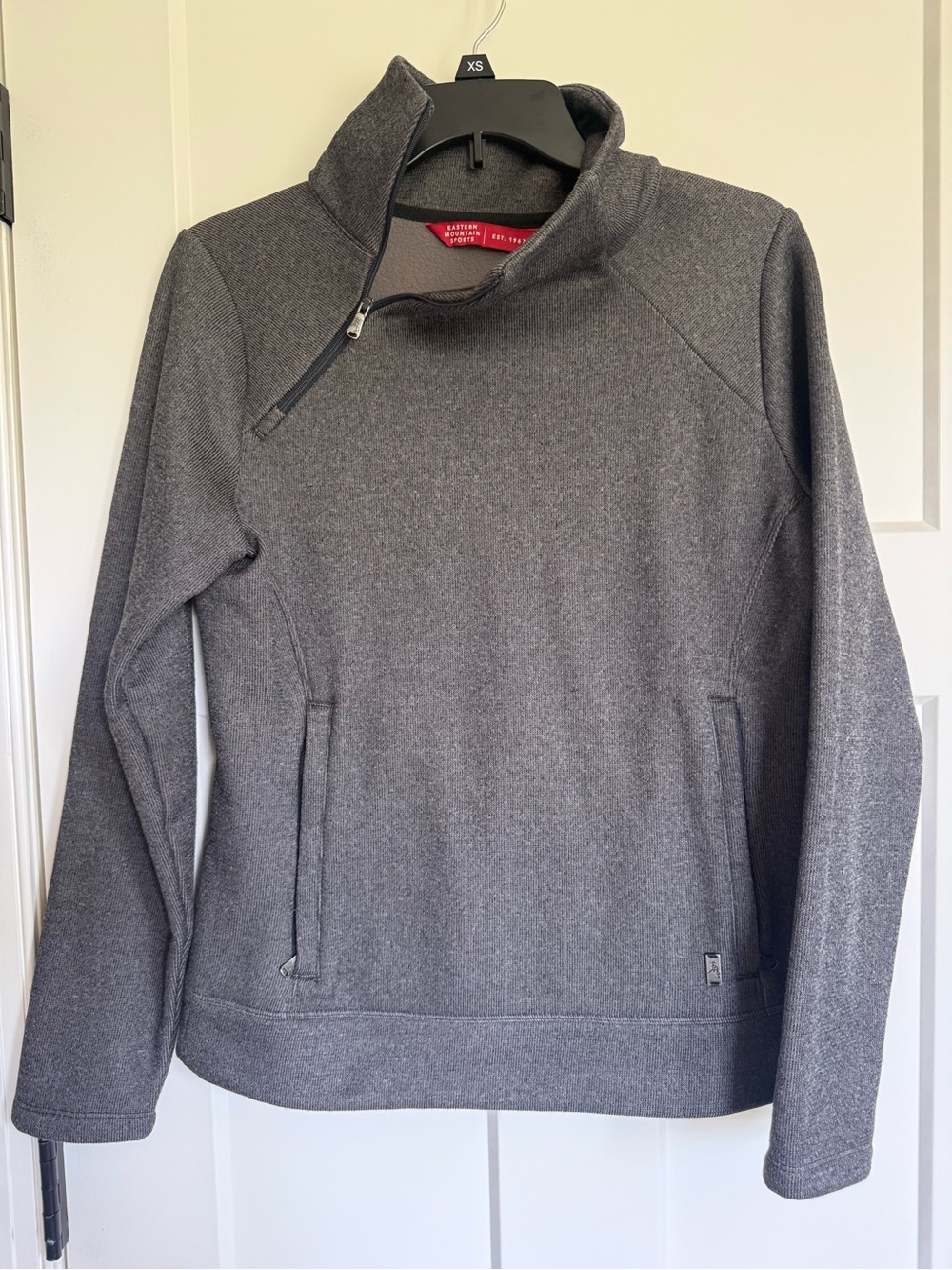 EMS Charcoal Gray Women's Quarter-Zip Pullover Sweater